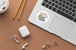 Rainbow Butterfly Watercolor Clipart Product Image 3