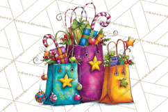 Rainbow Christmas Magic PNG Clipart, Christmas Trees Png Product Image 3