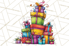Rainbow Christmas Magic PNG Clipart, Christmas Trees Png Product Image 5