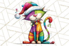 Rainbow Christmas Magic PNG Clipart, Christmas Trees Png Product Image 3