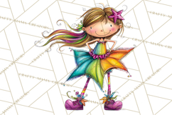 Rainbow Christmas Magic PNG Clipart, Christmas Trees Png Product Image 4
