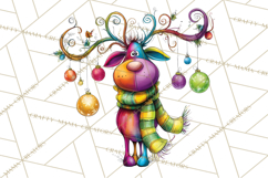 Rainbow Christmas Magic PNG Clipart, Christmas Trees Png Product Image 5