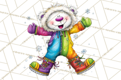 Rainbow Christmas Magic PNG Clipart, Christmas Trees Png Product Image 3