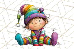 Rainbow Christmas Magic PNG Clipart, Christmas Trees Png Product Image 4