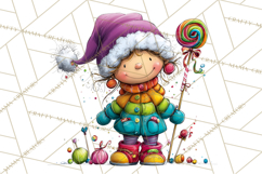 Rainbow Christmas Magic PNG Clipart, Christmas Trees Png Product Image 4
