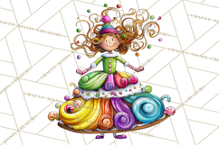 Rainbow Christmas Magic PNG Clipart, Christmas Trees Png Product Image 3
