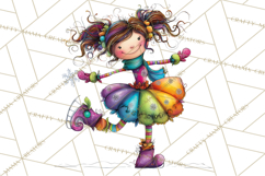 Rainbow Christmas Magic PNG Clipart, Christmas Trees Png Product Image 2