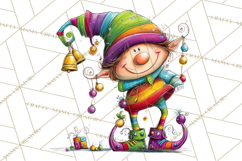 Rainbow Christmas Magic PNG Clipart, Christmas Trees Png Product Image 4