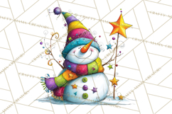 Rainbow Christmas Magic PNG Clipart, Christmas Trees Png Product Image 4