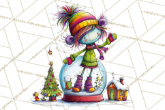 Rainbow Christmas Magic PNG Clipart, Christmas Trees Png Product Image 4