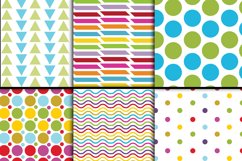 Rainbow Color Pattern | Colorful Pattern | Digital Papers Product Image 2