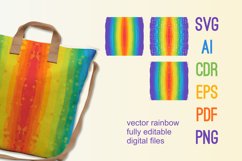 Rainbow Colors Scalable Vector Files AI SVG EP PDF