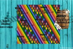 Rainbow Diamond Stripes SS16 30oz Rhinestone Template Product Image 1