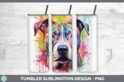 GorgeousRainbow Dog Tumbler design.