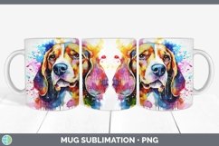 GorgeousRainbow Dog Mug Wrap design.