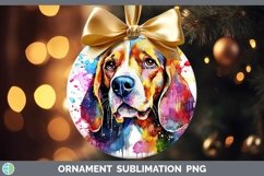 GorgeousRainbow Dog Ornament design.