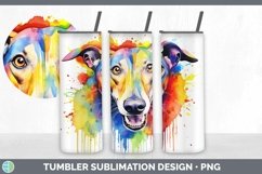GorgeousRainbow Dog Tumbler design.