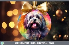 GorgeousRainbow Dog Ornament design.