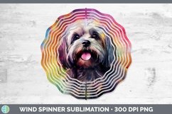 GorgeousRainbow Dog Wind Spinner design.