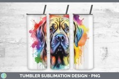 GorgeousRainbow Dog Tumbler design.