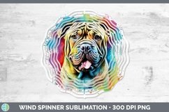 GorgeousRainbow Dog Wind Spinner design.