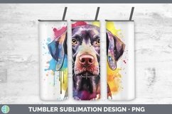 GorgeousRainbow Dog Tumbler design.