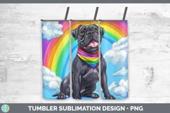GorgeousRainbow Dogs Tumbler design.