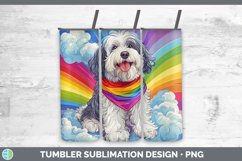 GorgeousRainbow Dogs Tumbler design.