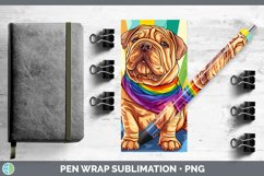GorgeousRainbow Dogs Pen Wrap design.