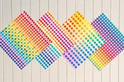 Rainbow Dots Digital Paper Bundle Product Image 3
