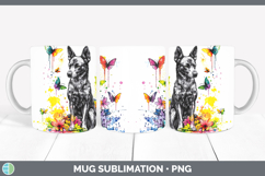 GorgeousRainbow Drips Mug Wrap design.