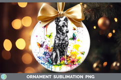 GorgeousRainbow Drips Ornament design.