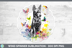 GorgeousRainbow Drips Wind Spinner design.