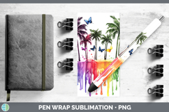 GorgeousRainbow Drips BS01 Pen Wrap design.