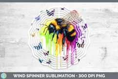 GorgeousRainbow Drips BS01 Wind Spinner design.