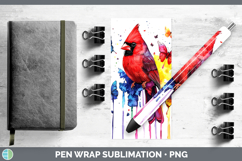 GorgeousRainbow Drips BS01 Pen Wrap design.
