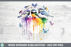 GorgeousRainbow Drips BS01 Wind Spinner design.