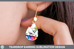 GorgeousRainbow Drips BS01 Teardrop Earrings design.