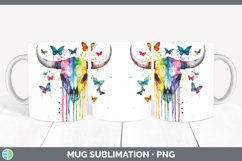 GorgeousRainbow Drips BS01 Mug Wrap design.