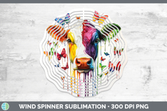 GorgeousRainbow Drips BS01 Wind Spinner design.