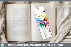 GorgeousRainbow Drips BS01 Bookmark design.