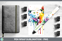 GorgeousRainbow Drips BS01 Pen Wrap design.