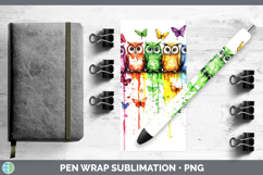 GorgeousRainbow Drips BS01 Pen Wrap design.