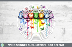 GorgeousRainbow Drips BS01 Wind Spinner design.