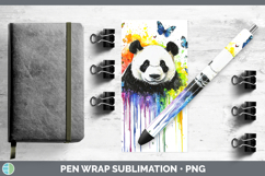 GorgeousRainbow Drips BS01 Pen Wrap design.