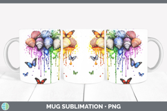 GorgeousRainbow Drips BS01 Mug Wrap design.
