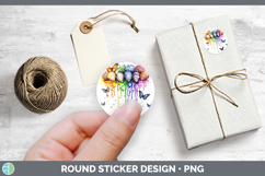 GorgeousRainbow Drips BS01 Stickers design.