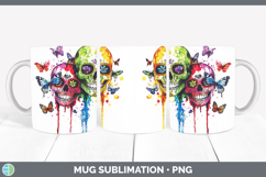 GorgeousRainbow Drips BS01 Mug Wrap design.
