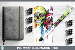 GorgeousRainbow Drips BS01 Pen Wrap design.