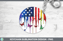 GorgeousRainbow Drips BS01 Keychain design.